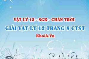 Giải Vật lí 12 trang 8 Chân trời Sáng tạo